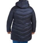 Barbour Coat Orchy Hooded Quilted Navy Winter Puffer Coat Women’s Plus Size 1X Photo 7