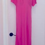 A New Day maxi minimal dress in hot pink size Medium Photo 2