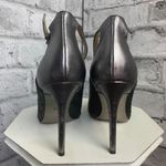 Kenneth Cole  Black Mohair Ankle Strap Pointed Stiletto Heels EUC Photo 2