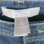 Chico's  Dark Wash Mid Rise Skinny Boot Cut Jeans 4 Photo 3