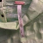 Free People Green Mock Neck Textured Button Closure Back T-Shirt S Casual Boho Photo 8