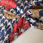 J. McLaughlin J.‎ McLaughlin Womens Floral Button Down Shirt Sz Large Long Sleeve Lightweight Photo 3