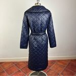 Ann Taylor NWT Weekend Collection Quilted Drape Collar Belted Puffer Coat Photo 4