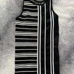 Athleta Stripe Renew Racerback Black White Tank Women Size XS Yoga Pilates Gym Photo 0