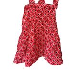 Nashville Red Paisley Print Skirt Vintage‎ Retro Style Large Photo 1