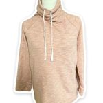 J.Crew  French Terry Funnel Neck Pullover Size XXS/XS in Pink Photo 3