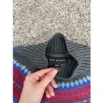 Lane Bryant  Turtleneck Fair Isle Sweater Dress Gray Pink Aztec Plus Size 26/28 Photo 3