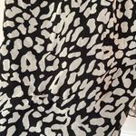 Topshop  Animal Print Leopard Cheetah Dress Long Sleeves Ruffle Collared Size 2‎ Photo 2