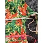 Live a Little Tropical Blazer By LAL Size L Greens Oranges Stunning Photo 9