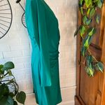 Vince Camuto Long Sleeve Bodycon Dress In Emerald Green Size 14 Photo 4