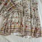 Joie  Vernita Silk Maxi Dress - White Floral Pattern Photo 10