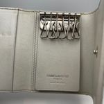 Yves Saint Laurent Leather Key Case w/ Silver tone Hardware Photo 7