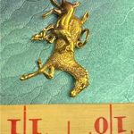 14K Gold Horse & Pony Pendant Photo 8