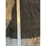 Ophelia Roe Womens Large Black Floral Long Sleeve Pullover Dress Boho Country Photo 6