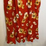 Orange Creek Los Angeles Floral Midi Dress Linen Boho Sz M Women’s Summer Photo 1