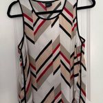 Armani Exchange Black and Red Graphic Tank Top Photo 0