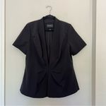 Eloquii Short Sleeve Black Blazer Jacket Size 14 Photo 2