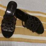 a.n.a  Dark Brown Cut-Out Sandals Photo 0
