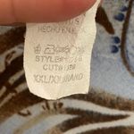 Early 2000’s Fairy Grunge Blue Tan Cowl Neck Flowy Vintage Made in USA Top XXL Size L Photo 5