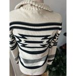 Ralph Lauren  Aztec pattern zip up cardigan black and white size xs Photo 2