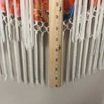 Gianni Bini  colorful fringe tassel open cardigan size medium girly beachy cute Photo 6