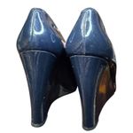Ralph Lauren Lauren  Shoes Womens Size 8 Blue Patent Wedge Dress Pumps Heels Photo 5