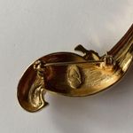 Liz Claiborne  Parrot Pin Gold Tone Blue Green Enamel Tropical Bird avian jewelry Photo 5