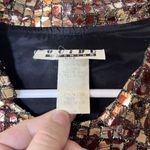 Vintage Guide Leopard Print Sequin Jacket One Size Y2K Gyaru Grunge Hippie Gray Photo 3