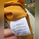 Madewell  Yellow Silk Fleur Bow Back Dress in Butterfly Garden Women’s Size 10 Photo 4