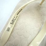 Coach  Women's White Abbigail Flip Flop Thong Sandals Size 9 Photo 6