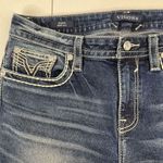 Vigoss Size 30 Jeans Kendra Boot Cut Off Cropped Classic Fit Embroiderd Pocket Photo 4
