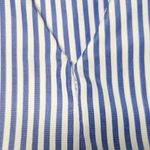 Pomander Place Tuckernuck Addie Blouse Striped Blue Bell Sleeve Tunic Top Small Photo 4