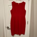 Karl Lagerfeld  Red with Bow Accent Sleeveless Sheath Dress Photo 11
