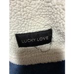 Lucky Love Pullover Quarter Zip Fleece Jacket Women's Size Large Photo 3