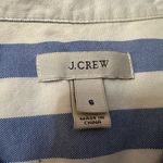 J.Crew  blue & white striped collared  shirt size 6 Photo 5