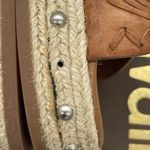 Roberto Cavalli  Womens 41 Shoes Brown Platform Espadrillas‎ Vacchetta Sandals Photo 12