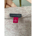 Vince Camuto  Knit Crewneck Sweater Blush Pink Buttery Soft Luxe Scandi Parisian Photo 3