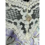 negligee nightgown satin floral pink cream green lace Size 2X Photo 4