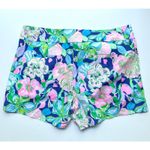 Lilly Pulitzer Kaden Stretch Shorts Multi Beak Calm Carry On 4" Inseam Size 16 Photo 3