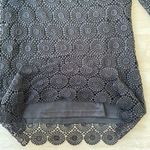 KLD Signature  Boutique Black Lace Lined Dress with Sleeves Medium Photo 0