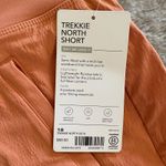 Athleta NWT Women's 18 Trekkie North Short Hiking Running Orange Granola Shorts Photo 5