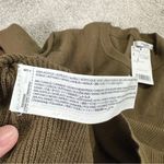 Mango NWT Women’s Crewneck Knit Sweater Longsleeve in Dark Olive S Photo 9