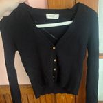 Em & Elle  long sleeve black ribbed top  Photo 0