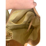 Cole Haan Leather Suede Tan Sierra Purse Fringe Photo 5