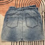 Free People  Denim Blue Mini Skirt size 4 Photo 4