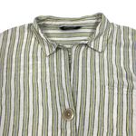 Ellen Tracy Linen Blend Top-Tunic Women XXL Striped Gauze Resort Everyday Boho Photo 3