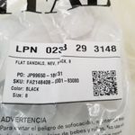 JustFab Nev Braided Slide Sandal Black Size 8 Photo 4