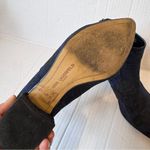 Karl Lagerfeld  Blue Black Floral Fabric Ankle Boots Women’s 6.5 Fall Heeled Boot Photo 5