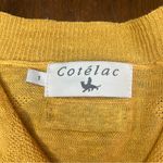 Cotelac Women’s 100% Linen Mustard Yellow Lightweight Cardigan Sweater Size 1/M Size M Photo 1