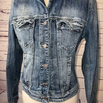 Silver Jeans  Denim Jacket size‎ Small Womens Distressed Jean Trucker Cowgirl Photo 0